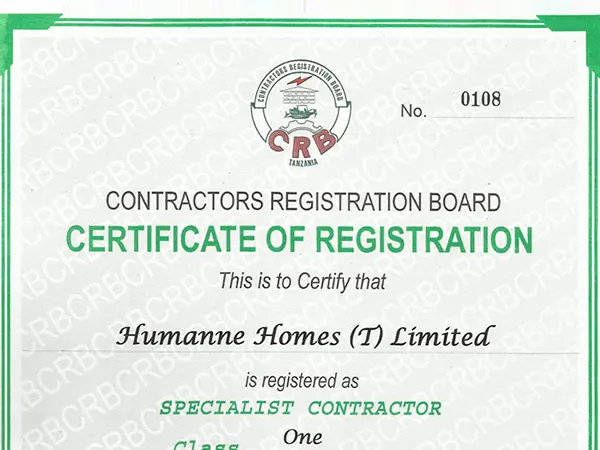 CONTRACTORS REGISTRATION BOARD